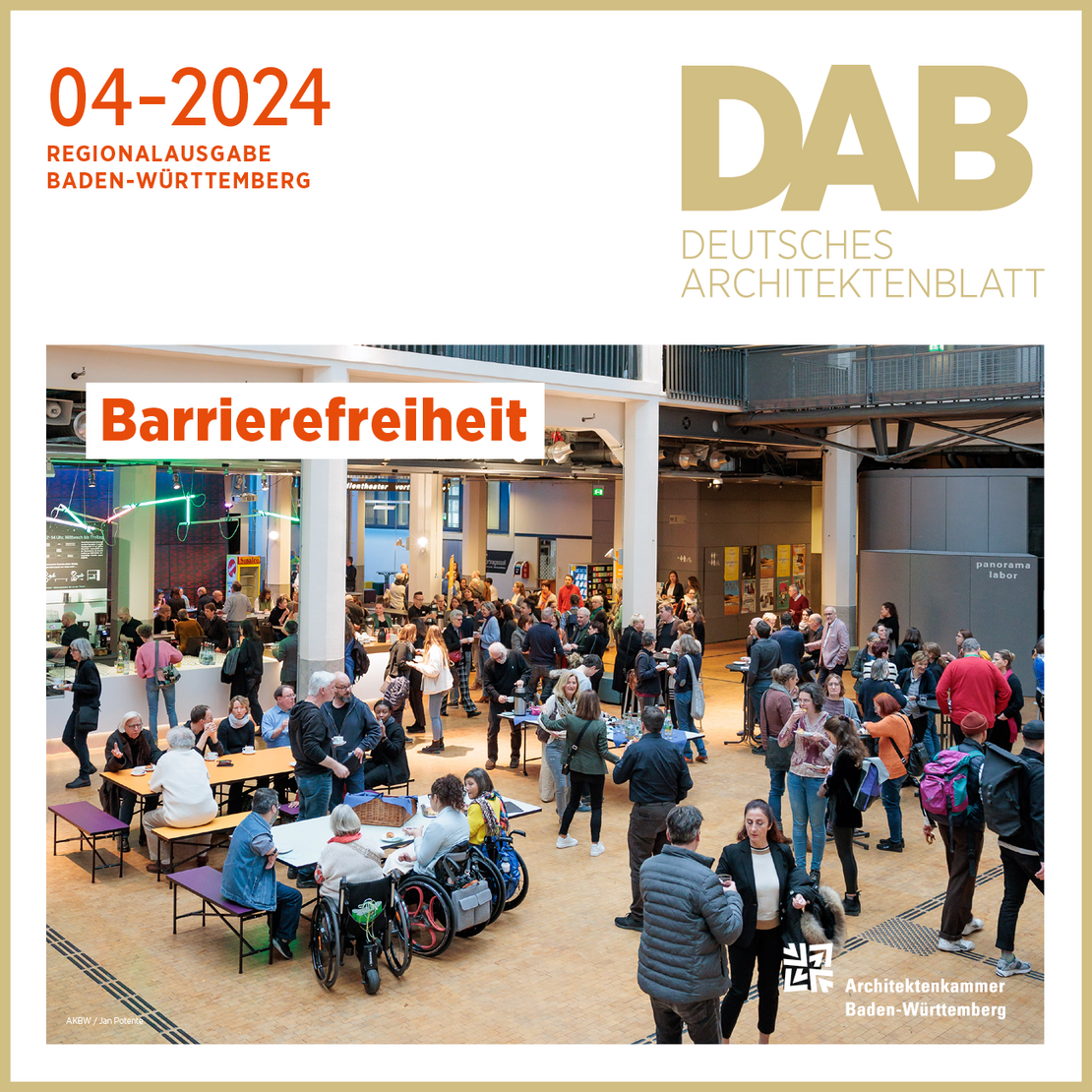 Deutsches Architektenblatt<br>im April 2024