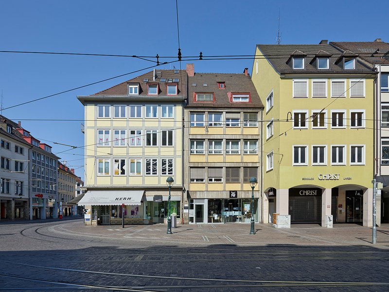 Freiburg: Kaiser-Joseph-Straße mit Blick in die Bertholdstraße