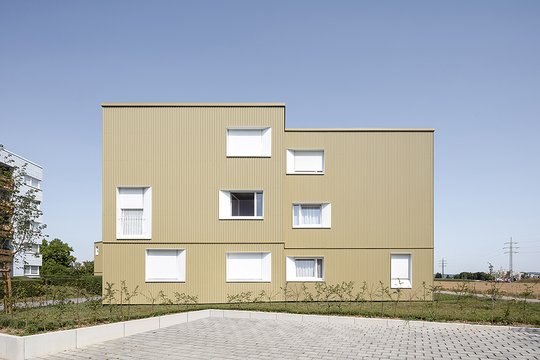 Unterkunft für anerkannte Flüchtlinge, 3 Gebäude mit je 12 Wohneinheiten