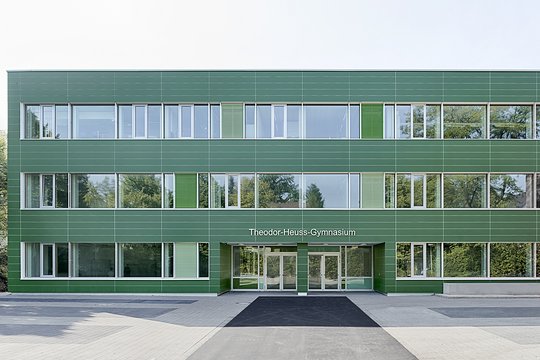 Generalsanierung Theodor-Heuss-Gymnasium, 2. BA Klassentrakt als zertifiziertes Passivhaus