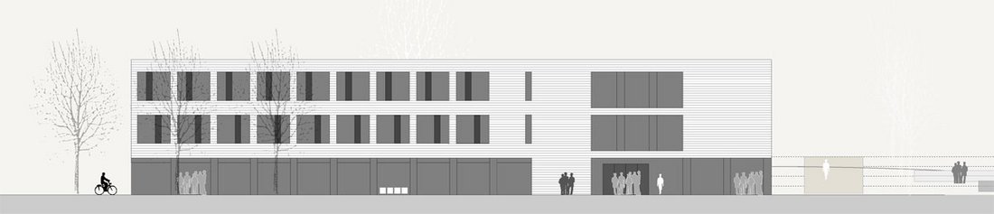 Drei Architekten Ansicht West