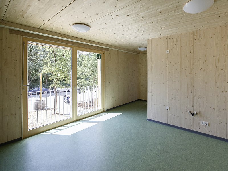 st- Ludwigsburg, Pressegespräch, Cube-Flüchtlingswohnungen, Brucknerstraße 42. Foto: Oliver Bürkle