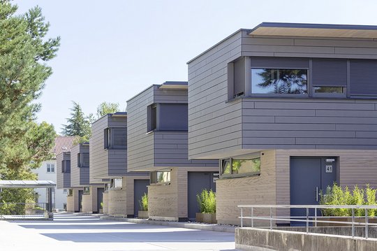 Neubau von 6 Reihenhäusern auf bestehender Tiefgarage