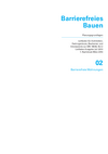 Barrierefreies Bauen - Leitfaden zu DIN 18040, Teil 2