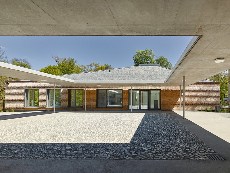 DEU, Tübingen, Neubau interkulturelles Bildungshaus am Lindenbrunnen, Architekten: (se)arch Architekten , Fertigstellung: 2015 , DIGITAL 100 MB 8 Bit. - ©Zooey Braun; Veroeffentlichung nur gegen Honorar, Urhebervermerk und Beleg / permission required fo