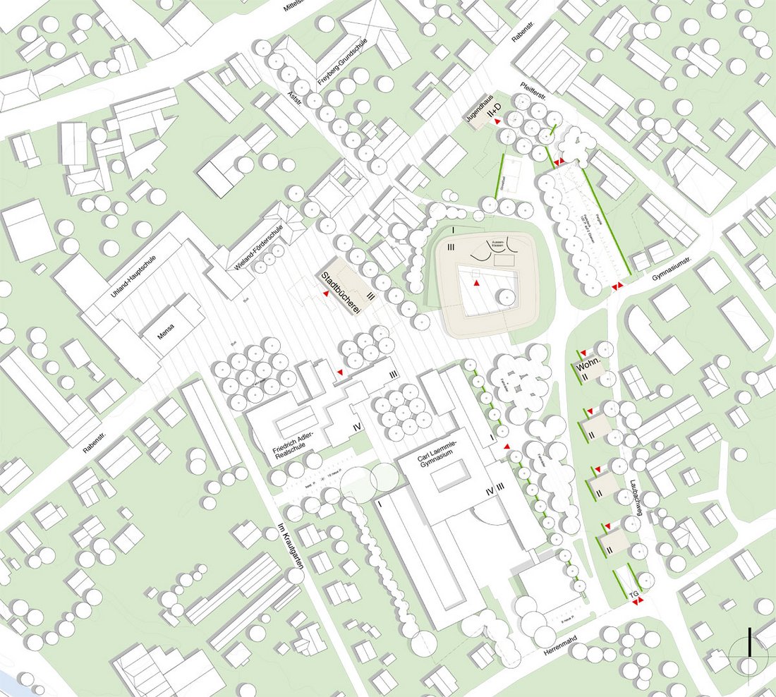 Hermann Bosch Lageplan