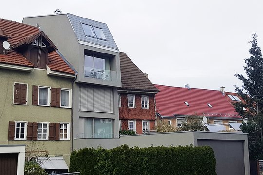 "Die Spalte". Neubau eines Stadthauses