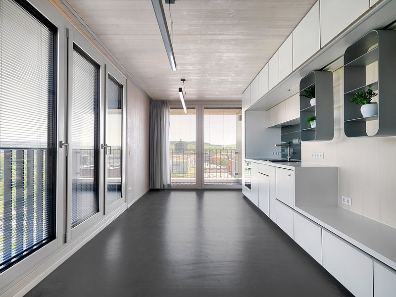 J1 Skaio, Heilbronn, Neckarbogen
höchstes Haus in Holzbauweise Deutschlands