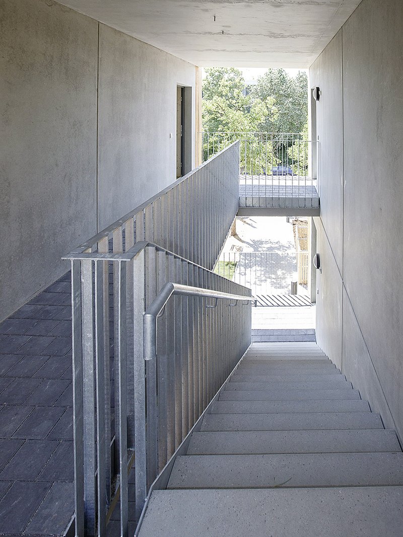 st- Ludwigsburg, Pressegespräch, Cube-Flüchtlingswohnungen, Brucknerstraße 42. Foto: Oliver Bürkle