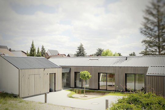 034 Thiele, Barrierefreies Einfamilienhaus in Holzbauweise