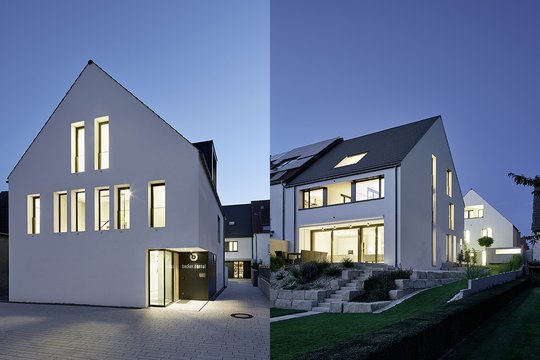 Arbeiten und Wohnen - Zahnarztpraxis und Wohnhaus