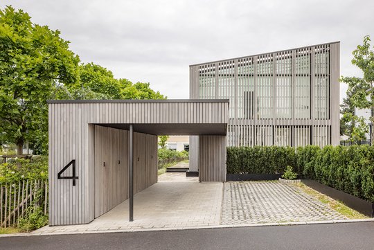 Einfamilienhaus mit Pultdach