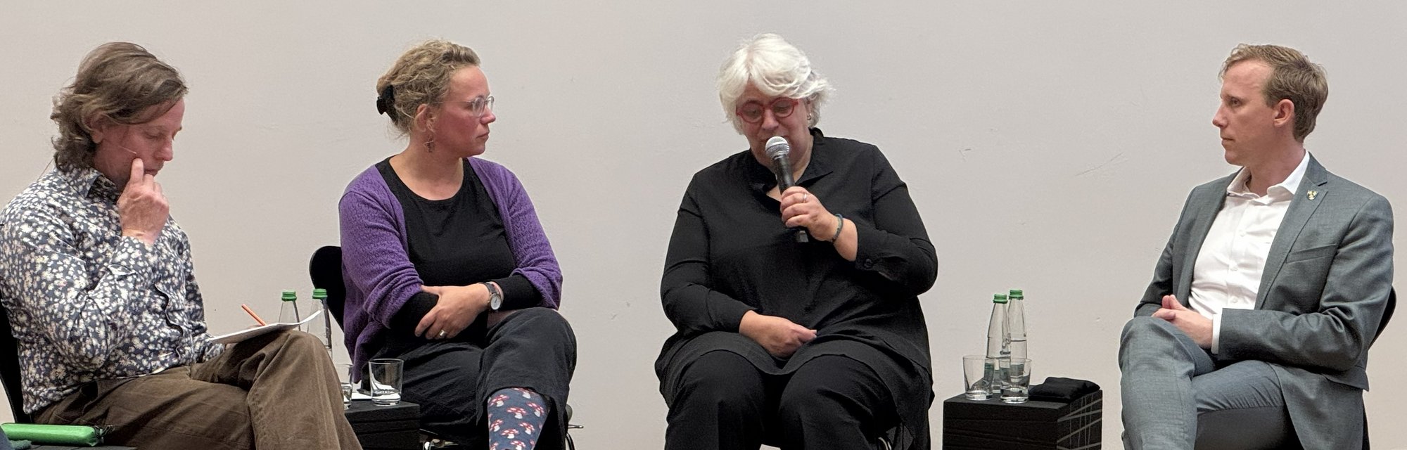 Von links nach rechts: Christian Holl, Ilona Schaal, Irene Armbruster, Jan Hambach (Foto: Helen Koch)