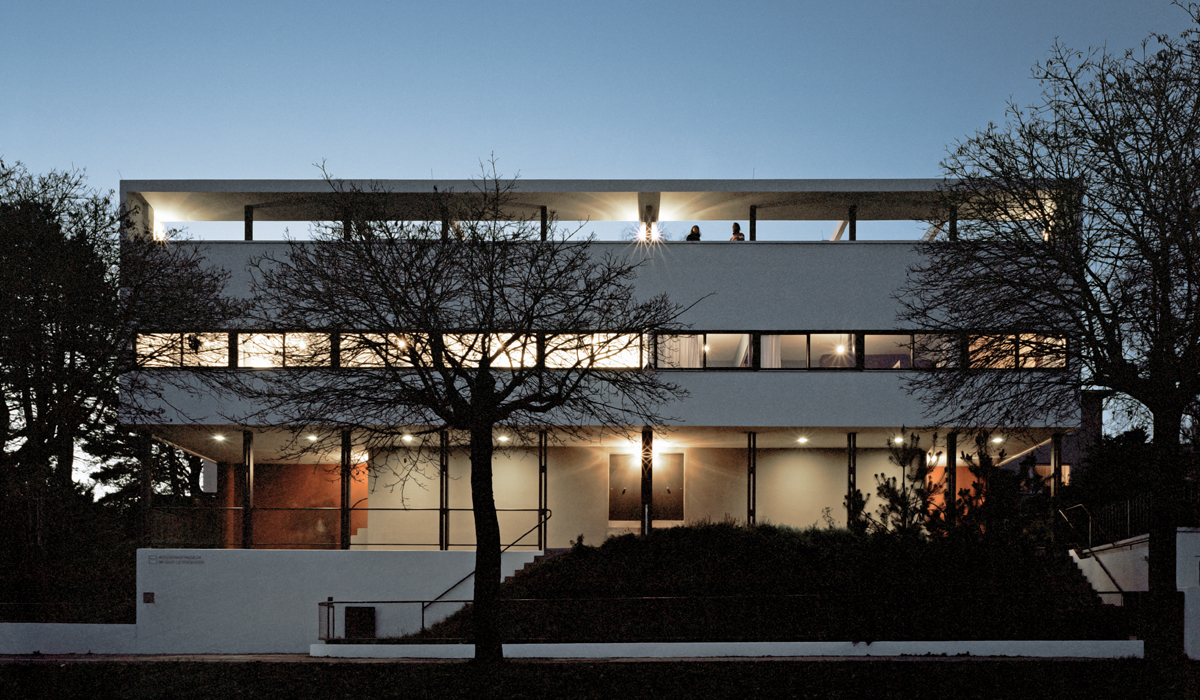 Prämiert beim Beispielhaften Bauen: Denkmalgerechte Instandsetzung und Umnutzung zum Weißenhofmuseum im Haus Le Corbusier; Architektur 109 Mark Arnold + Arne Fentzloff Stuttgart Space 4, Stuttgart; Foto: Brigida González