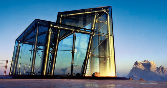 Architektur und Berge