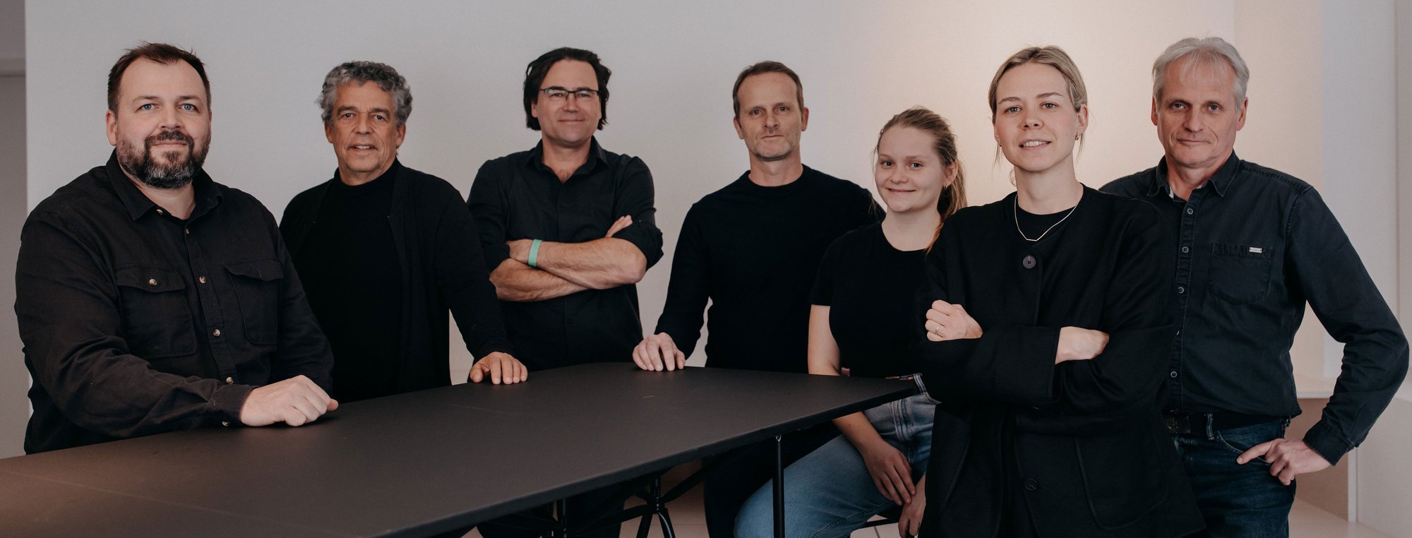 von links nach rechts: Sebastian Rommel, Christoph Fetzer, Moritz Seifert, Oliver Fischle, Anna Wahl, Anna Sophie Wöllhaf, Alexander Wahl