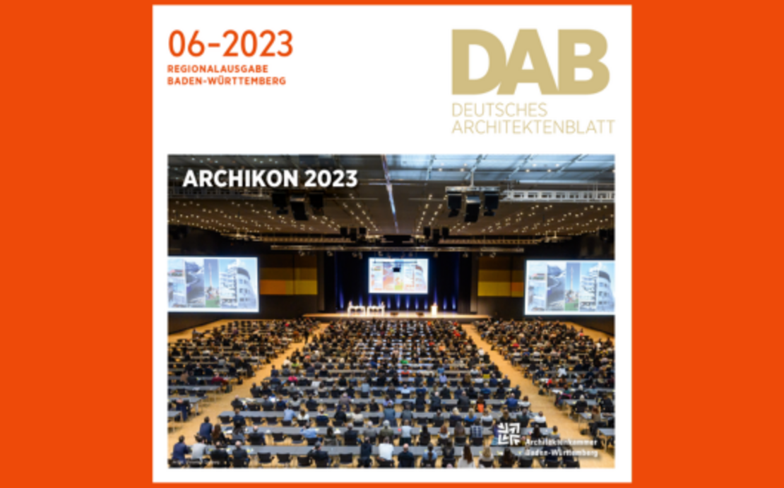 Deutsches Architektenblatt im Juni 2023