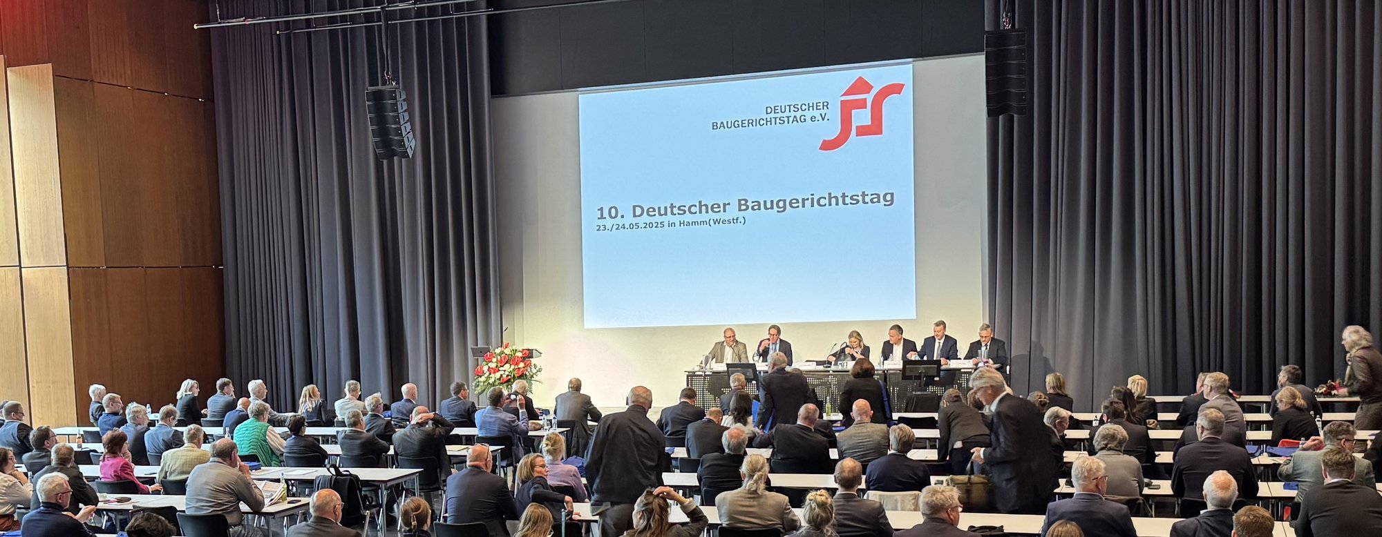 Eröffnungsplenum des 10. Deutschen Baugerichtstag | Foto: Hans Göz