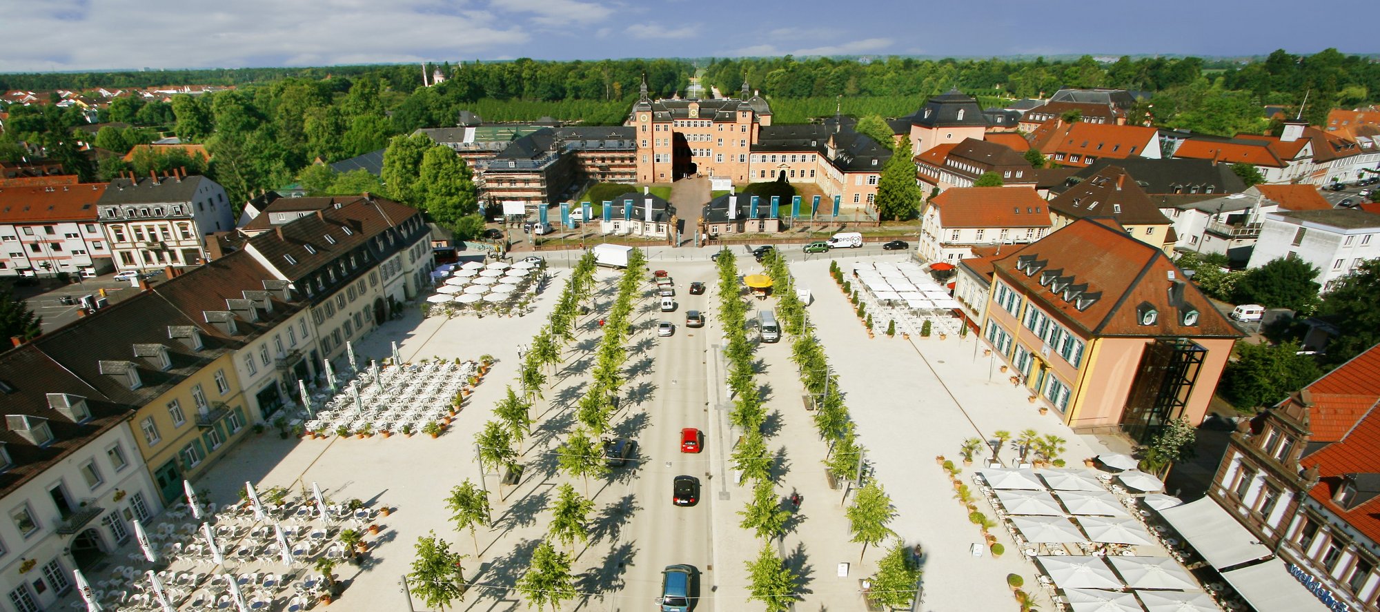 Schlossplatz Schwetzingen, Foto: Theo Kyrberg