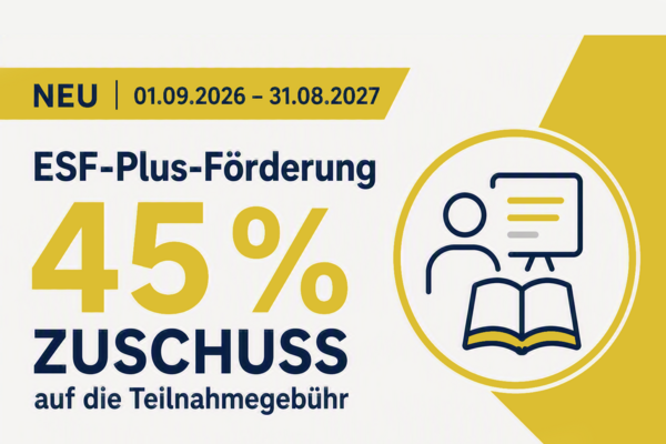 ESF-Plus Fachkursförderung