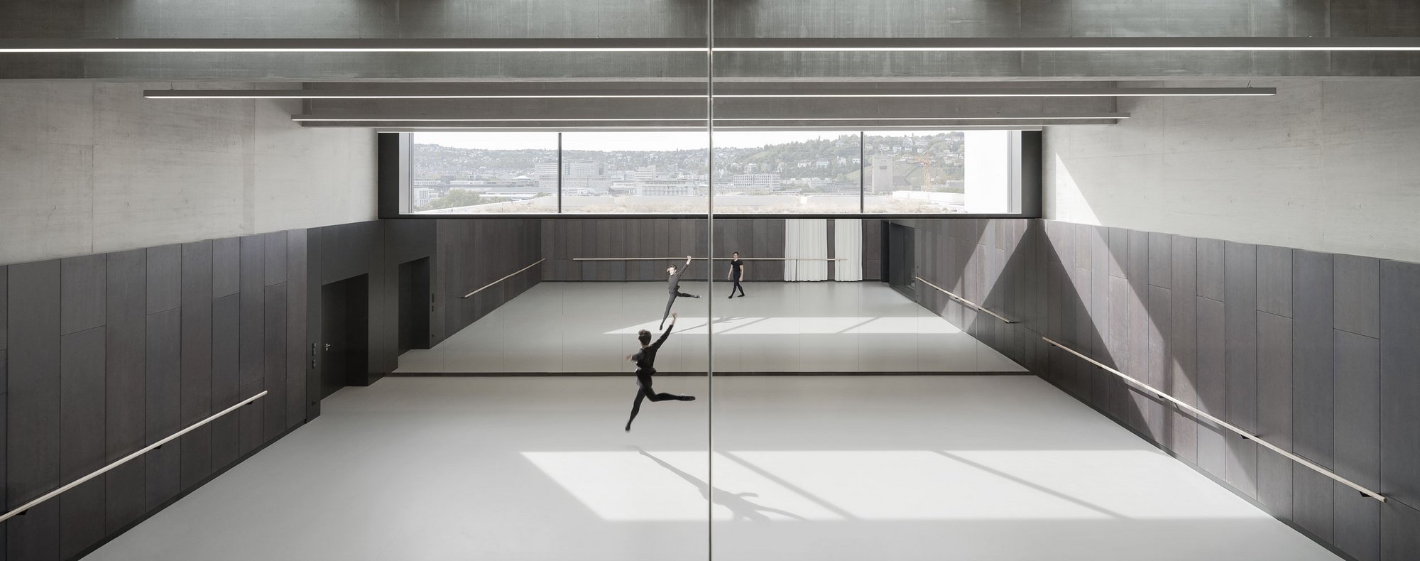 Ballettsaal John Cranko Schule, Stuttgart, Burger Rudacs Architekten, Foto: Brigida González