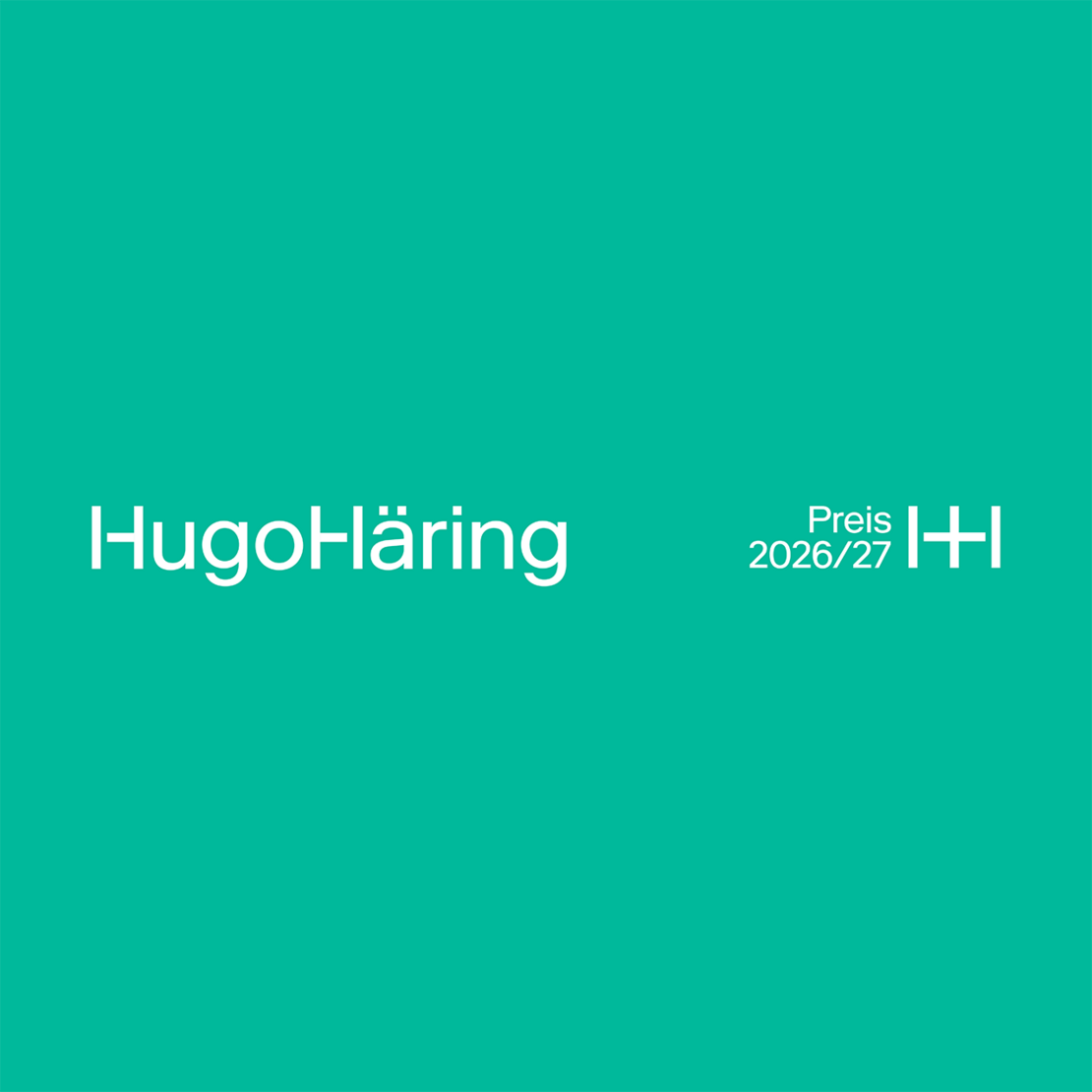 Bewerben für den Hugo-Häring-Preis
