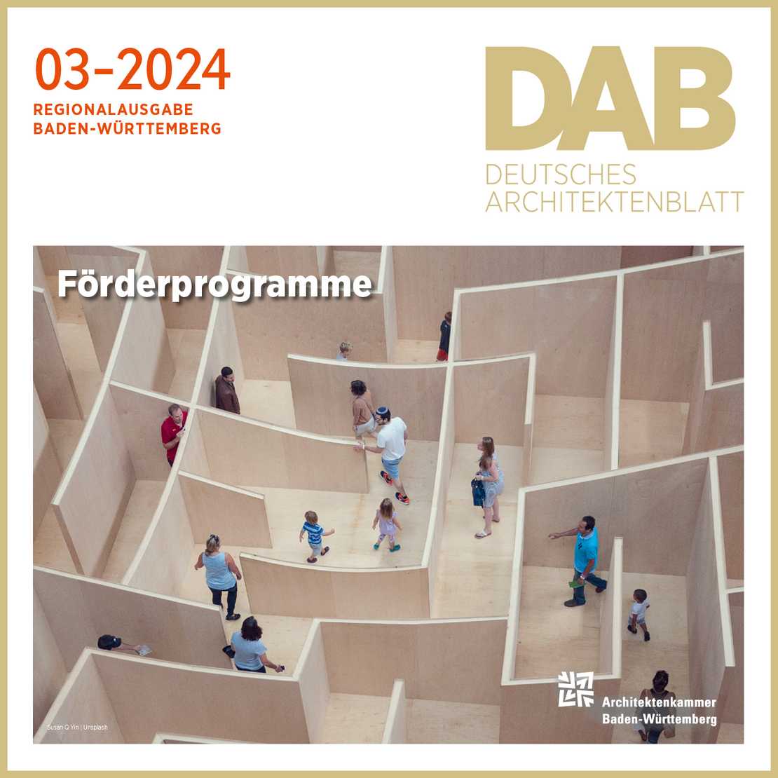 Deutsches Architektenblatt<br>im März 2024