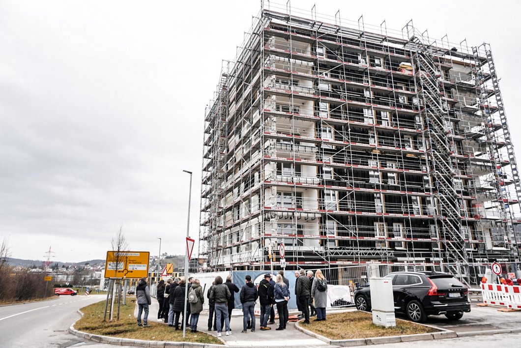 Baustellenpraxis in Winnenden