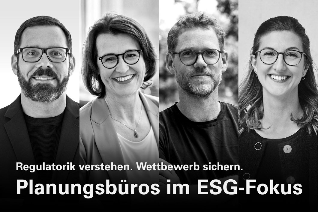Nachhaltigkeit im Planungsbüro: Strategien entwickeln. Umsetzung gestalten. Wettbewerbsfähigkeit stärken.