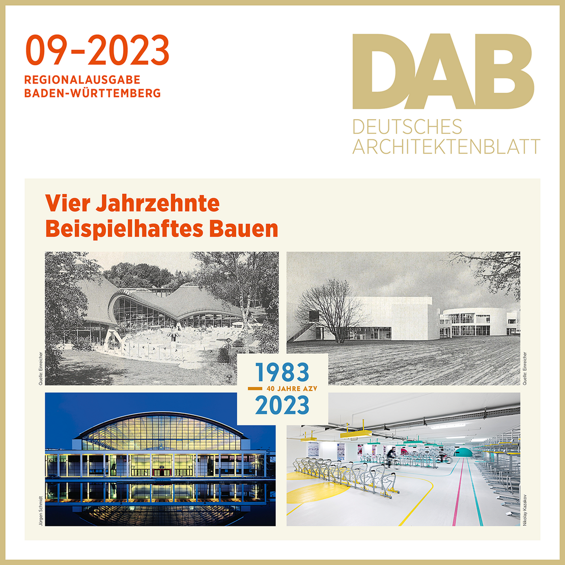 Deutsches Architektenblatt<br>im September 2023