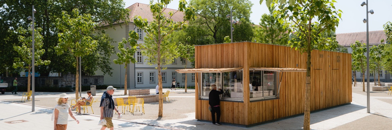 Prämiert beim Beispielhaften Bauen: MANN LANDSCHAFTSARCHITEKTUR, Tobias Mann, Freier Landschaftsarchitekt bdla, Fulda | Bauleitung: Gänßle + Hehr Landschaftsarchitekten Part GmbB, Esslingen am Neckar | Bauherrschaft: Stadt Ludwigsburg, vertreten durch Oberbürgermeister Dr. Matthias Knecht | Foto: Nikolai Benner