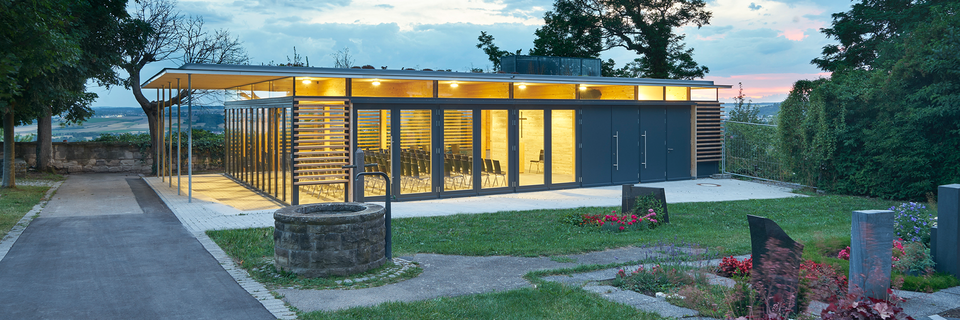 Prämiert beim Beispielhaften Bauen: Friedhofshalle, Herrenberg-Mönchberg | Frank + Schulz Architekten BDA Partnerschaftsgesellschaft mbB, Herrenberg | Foto: Mario P. Rodrigues