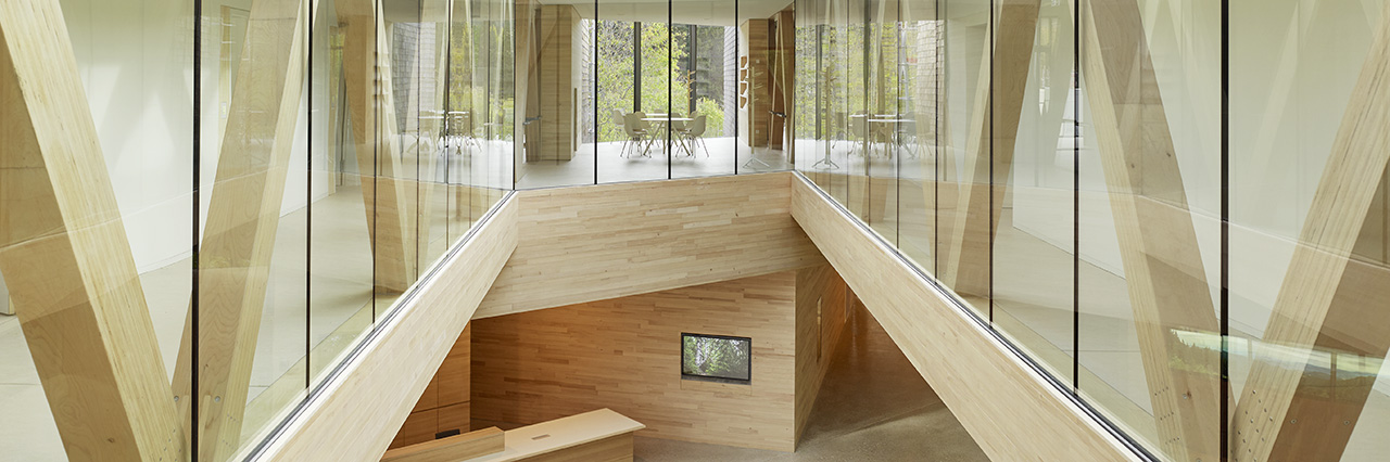 Prämiert beim Beispielhaften Bauen: Nationalparkzentrum Ruhestein, Baiersbronn | Sturm und Wartzeck GmbH, Architekten BDA, Innenarchitekten, Dipperz | Baumeister Architekten, Stuttgart (Bauleitung) | Landschaftsarchitektur: weihrauch + fischer gmbh, Solingen | Foto: Achim Birnbaum