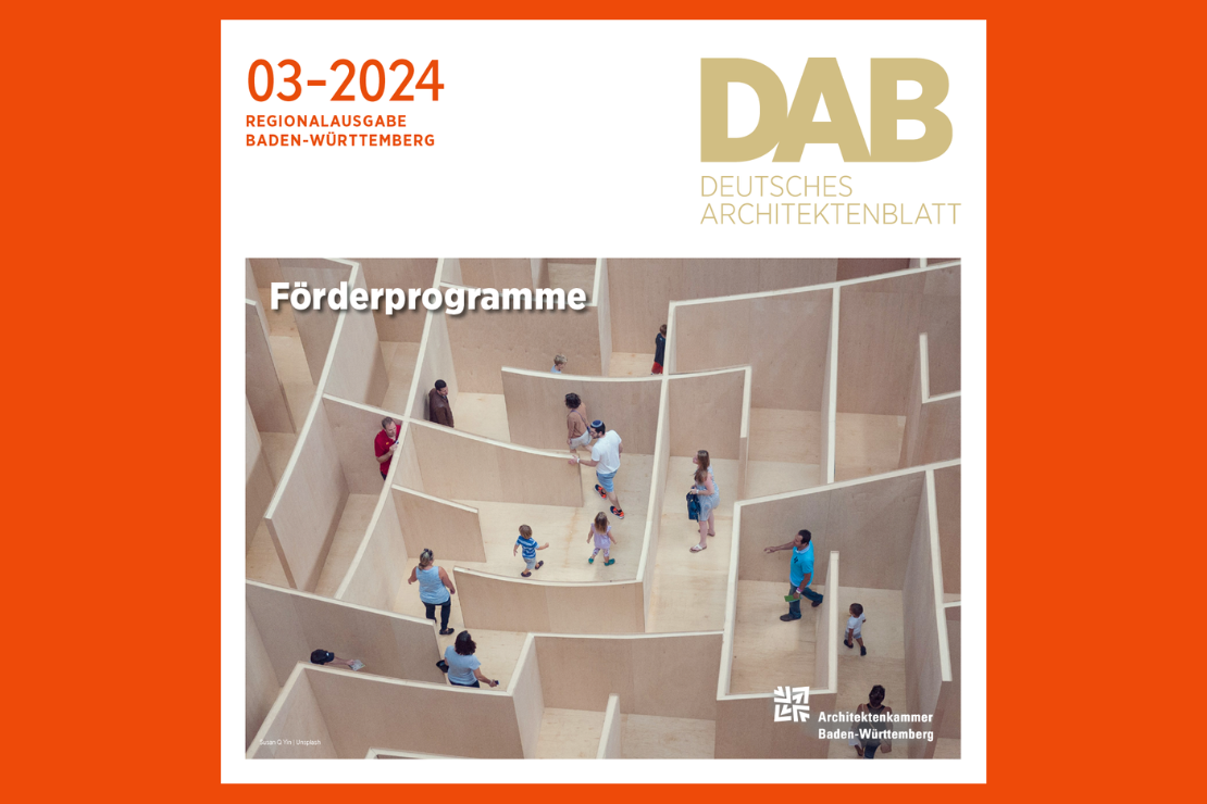 Deutsches Architektenblatt im März 2024