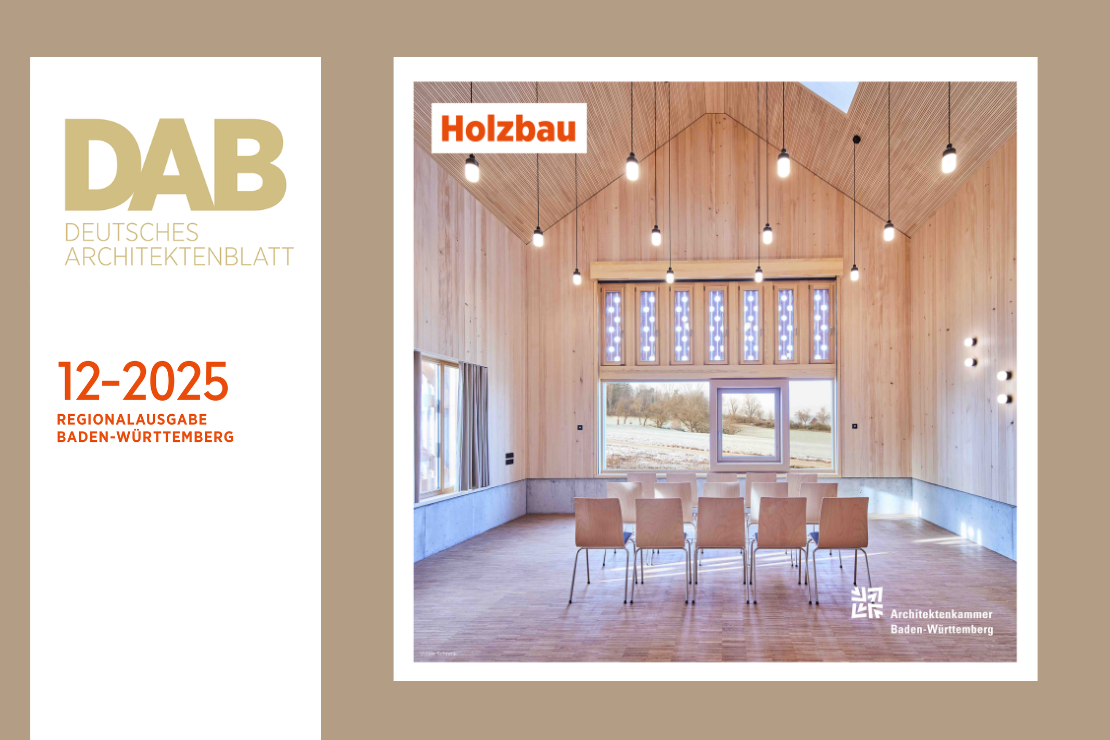 Deutsches Architektenblatt<br>im Dezember 2025