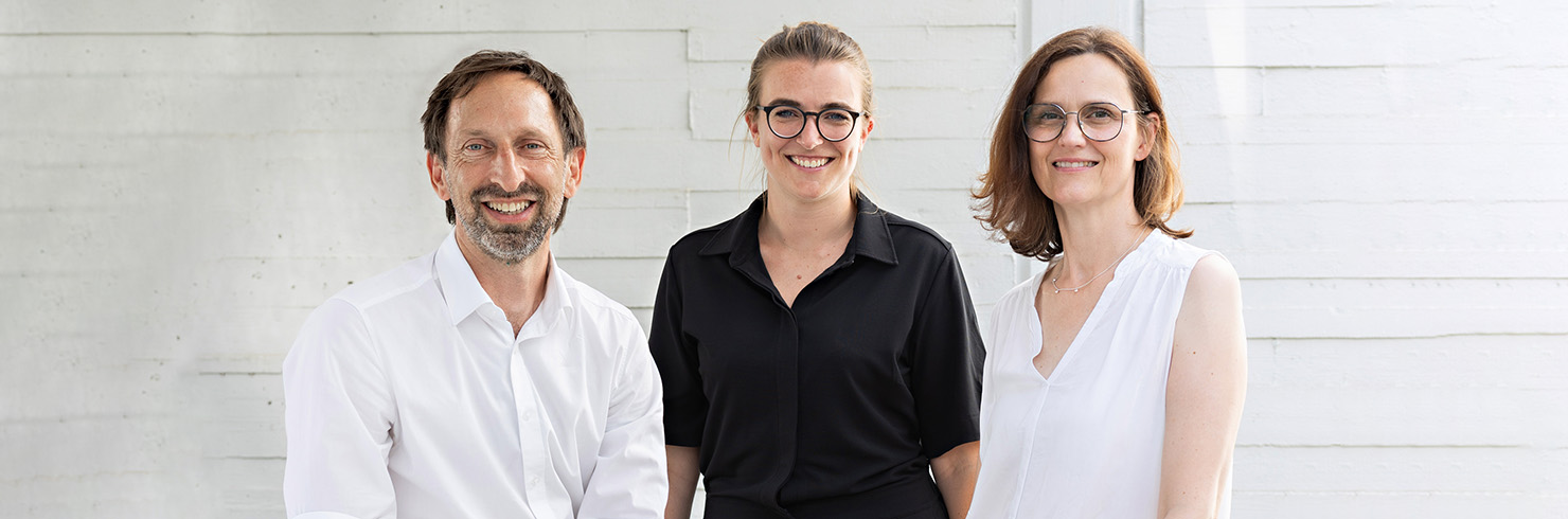 Julian Wolf, Nanni Abraham und Christiane Geiger © Katrin Haas, Studio Kami