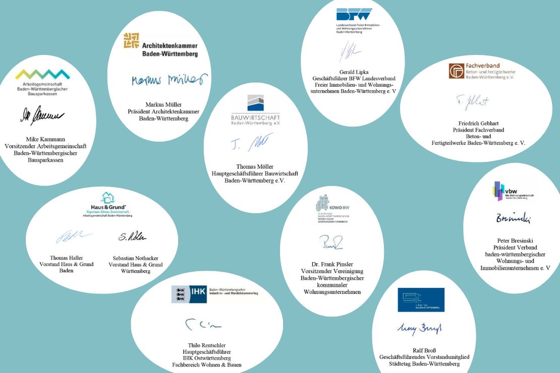 Offener Brief für einen nachhaltigen Aufschwung im Wohnungsbau