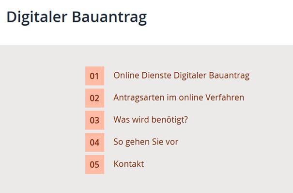 Digitaler Bauantrag