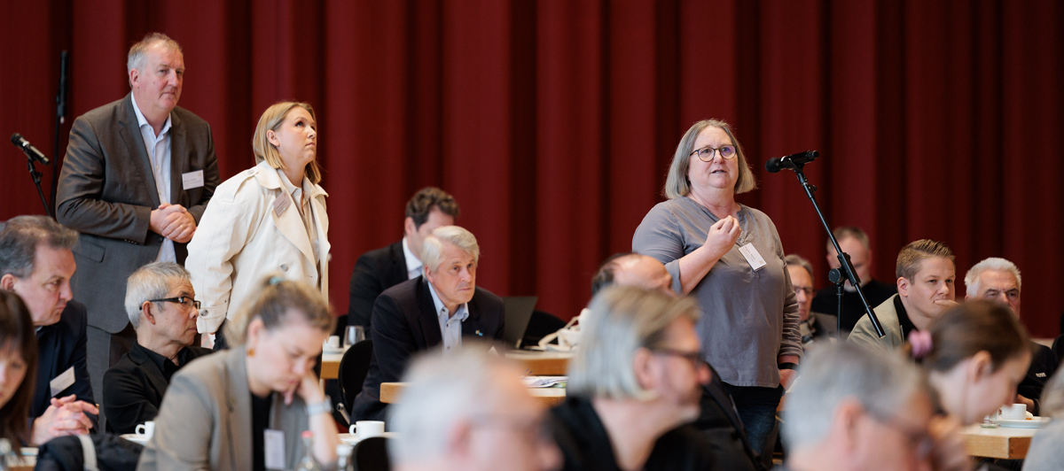Schlange stehen, um die Positionen auszutauschen
Fotos: Jan Potente/AKBW